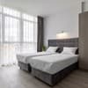 Апарт-отель Barasport city apartments. Апартаменты двухместный DeLuxe Silver Style с панорамным видом 5